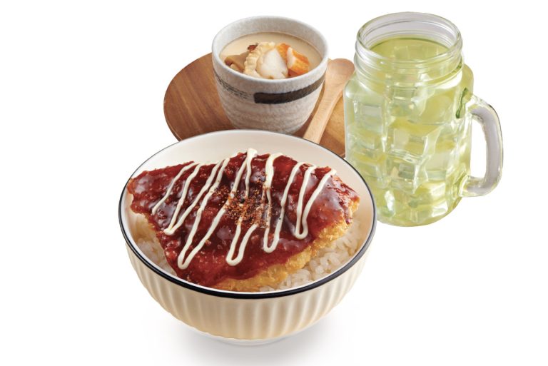 Spicy Chicken Katsu Don(S) + Chawanmushi set