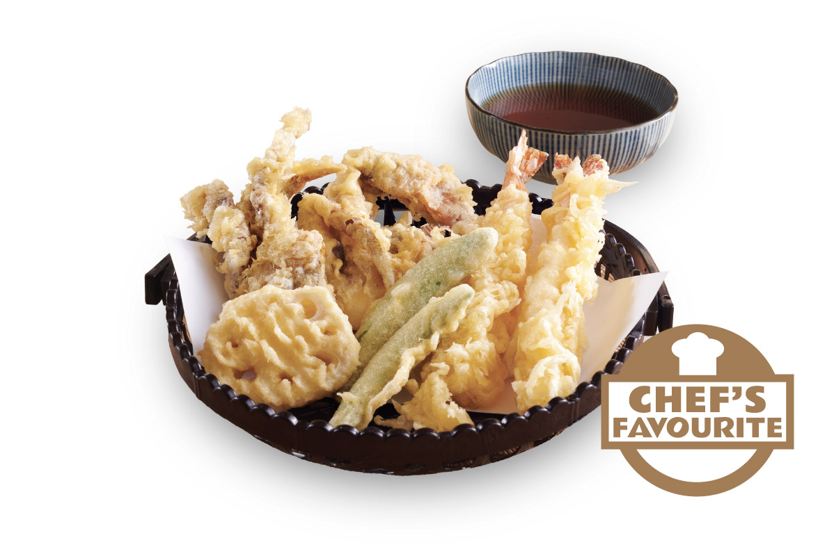 Ippin - Soft Shell Crab Ebi Ten Mori