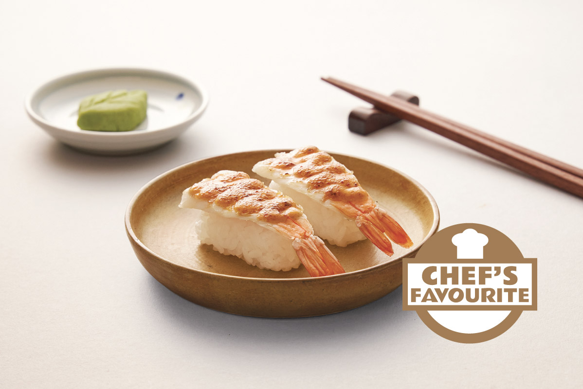 Nigiri - Aburi Spicy Ebi