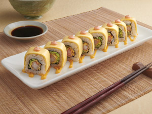 Special Sushi - Double Cheese Ebi Ten Roll