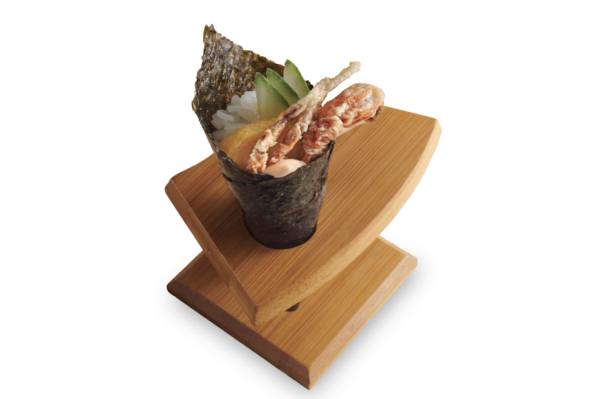 Temaki - Soft Shell Crab Tamago Temaki