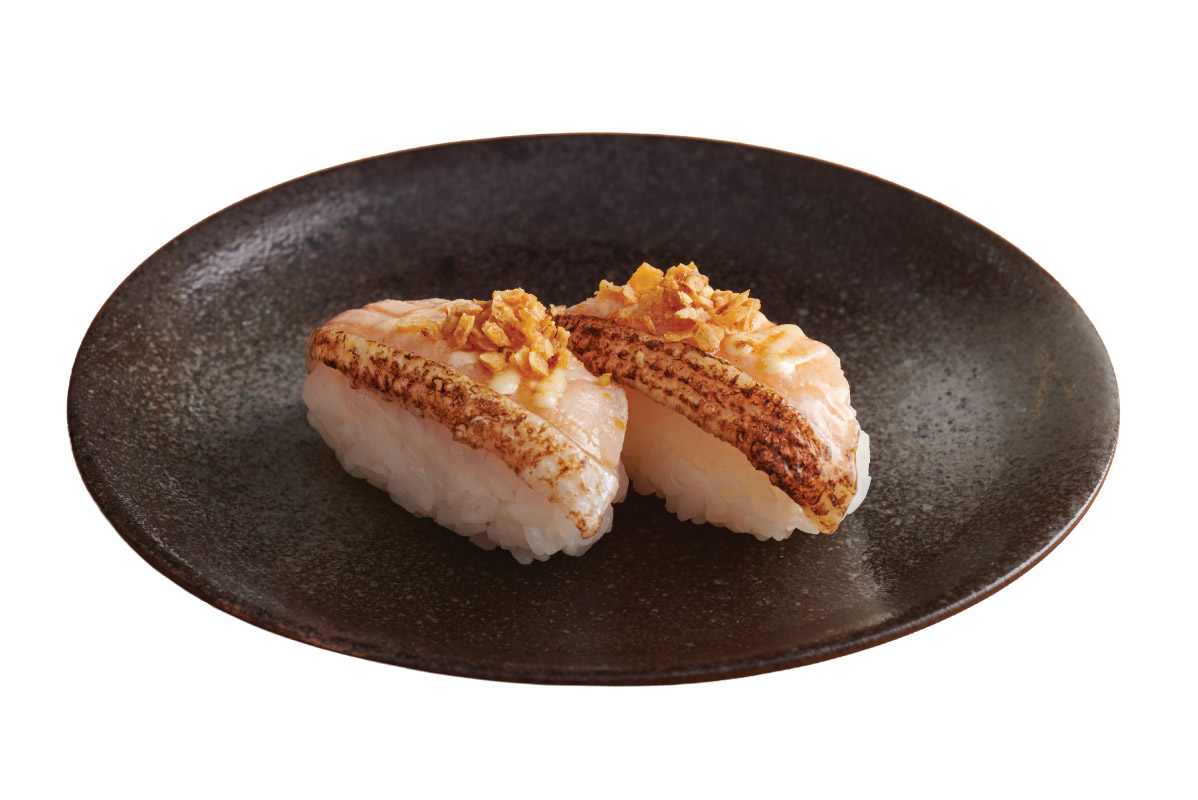 Aburi Garlic Salmon Nigiri