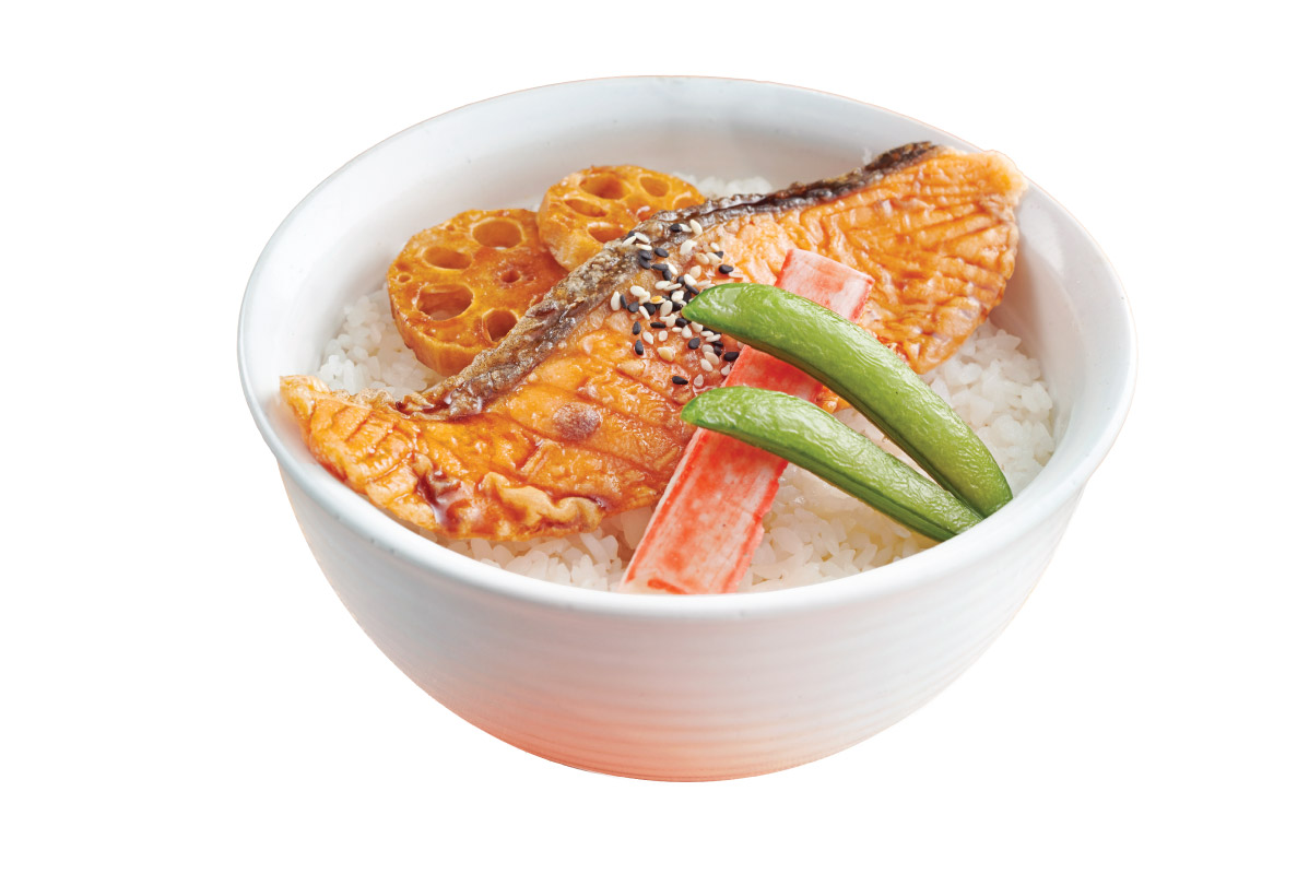 Salmon Teriyaki Don