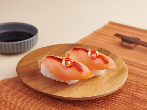 Spicy Salmon Nigiri