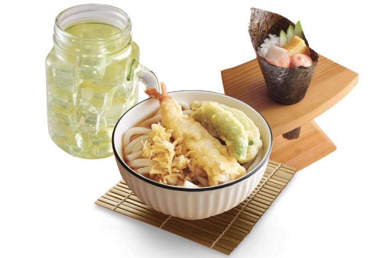 Tenpura Udon (S) & California Temaki Set